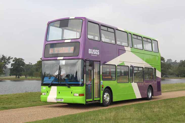 Ipswich Buses Dennis Trident Plaxton President 24